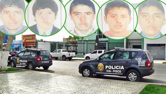 Cinco delincuentes se fugan de Comisaría de Pisco tras "doblar barrotes" de celda