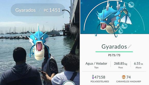 ​Pokémon Go en Perú: Gyarados aparece en La Punta y todo se descontrola