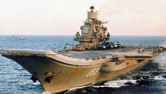 OTAN sigue a portaaviones ruso que atacará a terroristas en Siria 