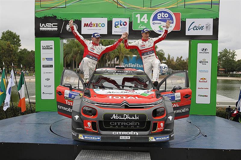 WRC: Meeke gana con susto en México y Ogier recupera liderato