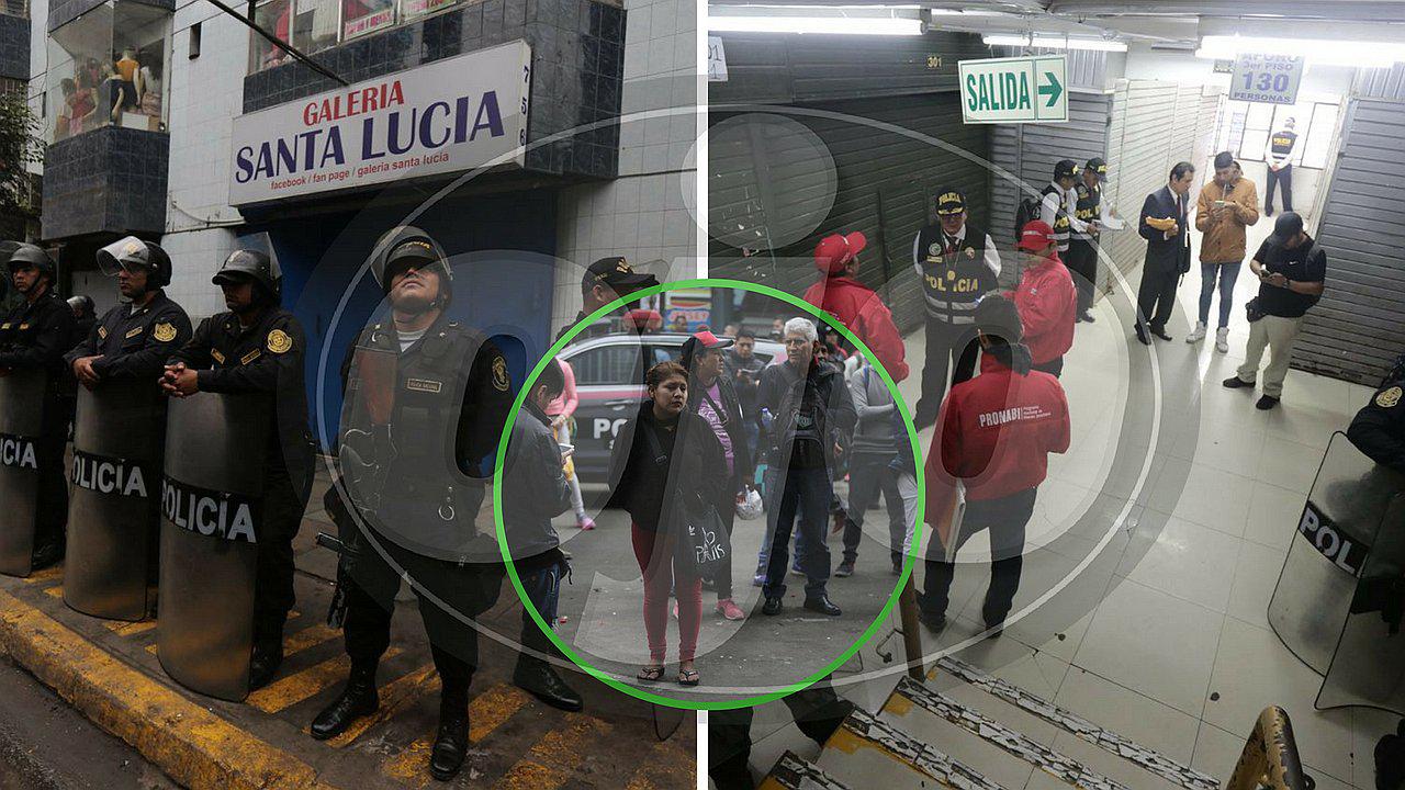 Intervienen conocida galería Santa Lucía por estar vinculado al Clan Orellana (FOTOS)