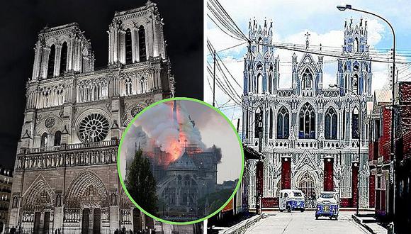 Perú tiene su réplica del Notre Dame y está en Jauja