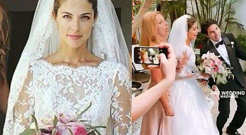 ¿Quién agarró el ansiado bouquet de Stephanie Cayo? (VIDEO)