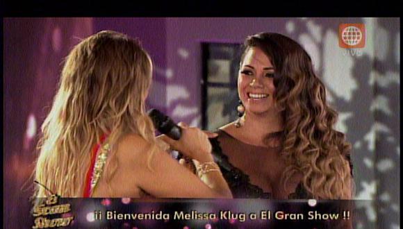 El Gran Show: Melissa Klug entró a lo grande y dijo esto sobre Yahaira [FOTOS]