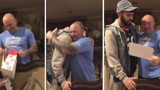 Hijastro le da el mejor regalo de Navidad a su padrastro: le pidió que lo adopte (VIDEO)
