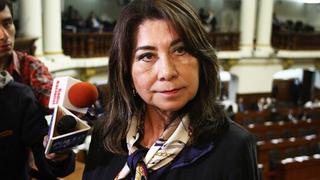 Martha Chávez pide que investiguen por qué es “silenciada” cuando hace sus intervenciones en el Congreso 