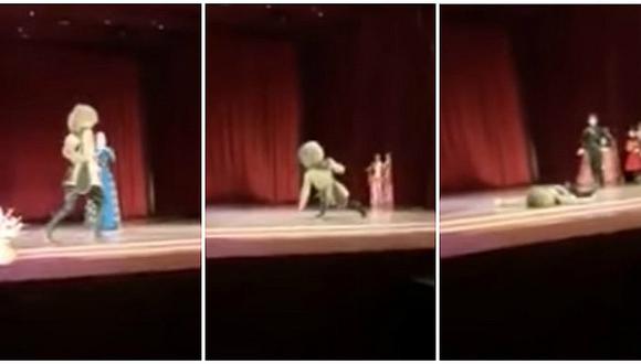 YouTube: bailarín muere en el escenario pero creían que era parte de la obra (VIDEO)