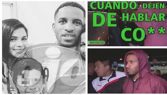 Jefferson Farfán se molesta con la prensa tras viaje que compartió con su ahijada