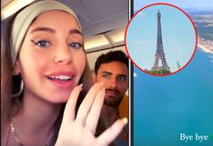 Flavia Laos y Austin Palao realizan romántico tour por la Torre Eiffel