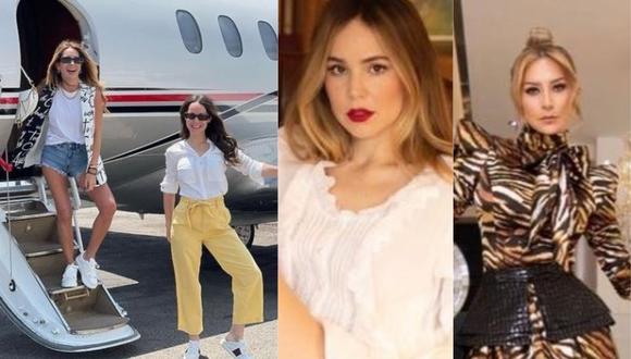 Geraldine Bazán y Camila Sodi inician sus lujosas vacaciones en avión privado. (Foto: @camilasodi_/@geraldinebazan)