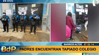 MML: clausura de colegio de Barrios Altos fue porque problemas en las estructuras persisten