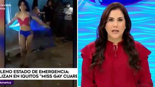 Andrea Llosa indignada por ‘Miss Gay Cuarentena’: “la estupidez mental es infinita”