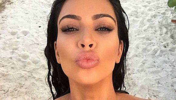 Kim Kardashian altera las redes con candente desnudo