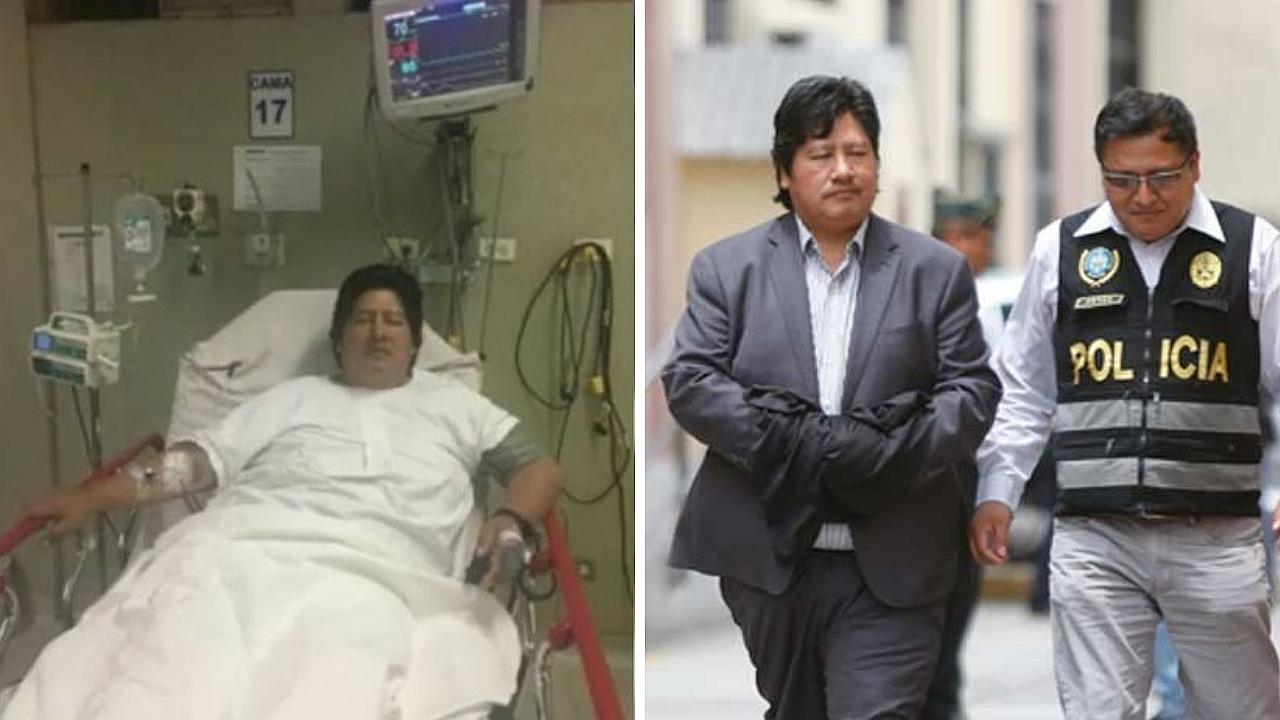 Dan de alta Edwin Oviedo para que pueda cumplir prisión perventiva