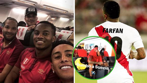 Jefferson Farfán comparte video de la selección peruana rumbo a Suecia (VIDEO)