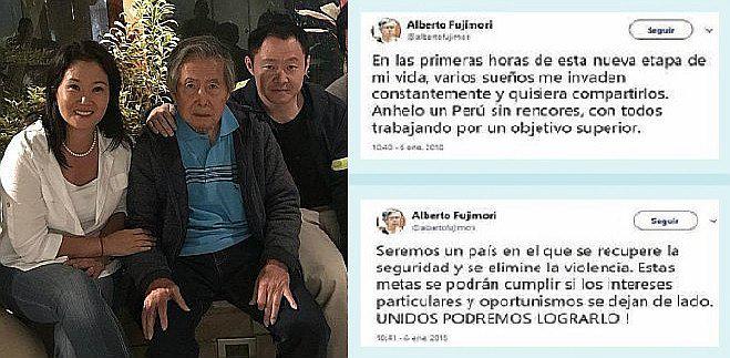 Alberto Fujimori ya goza de su libertad y pide dejar de lado “rencores”