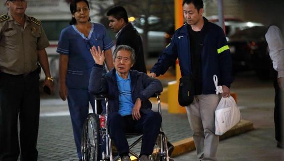 Alberto Fujimori, expresidente de la República. Foto: AFP