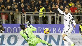 Higuaín guía triunfo 0-2 del Juventus en Cagliari con un doblete