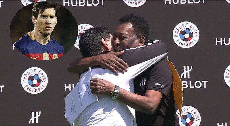 Maradona se olvidó del micrófono y dijo todo esto de Lionel Messi [VIDEO] 